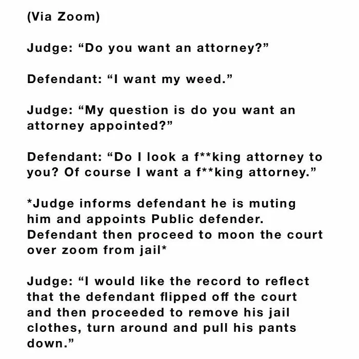 40 Of The Funniest Things People Overheard In Courthouses, As Shared On This Instagram Page (New Posts)