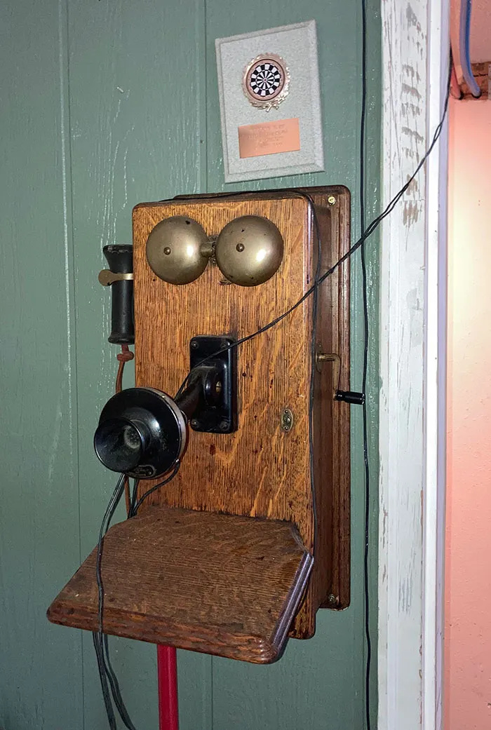 Cool Old-School Crank Phone At My Work