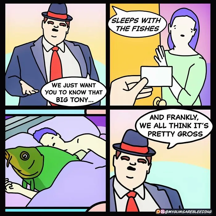 45 Hilarious Comics With Twisted Endings By "My Gums Are Bleeding"