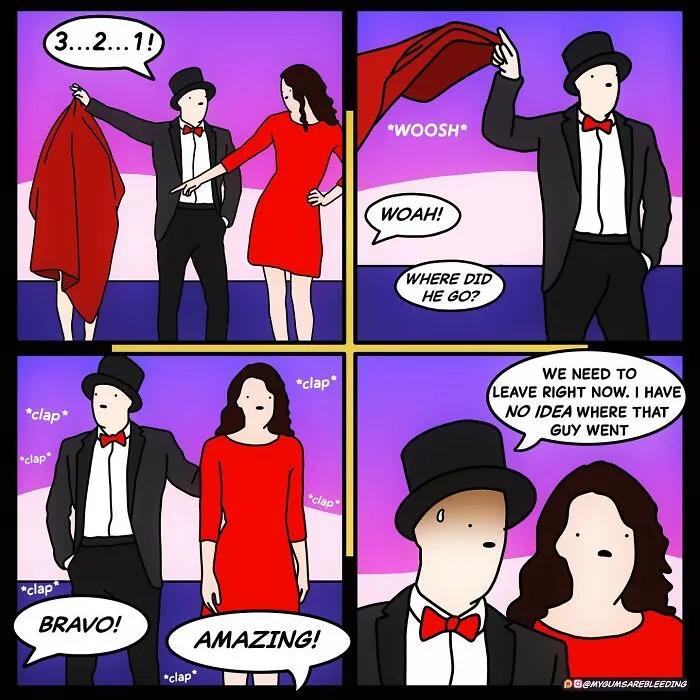 45 Hilarious Comics With Twisted Endings By "My Gums Are Bleeding"