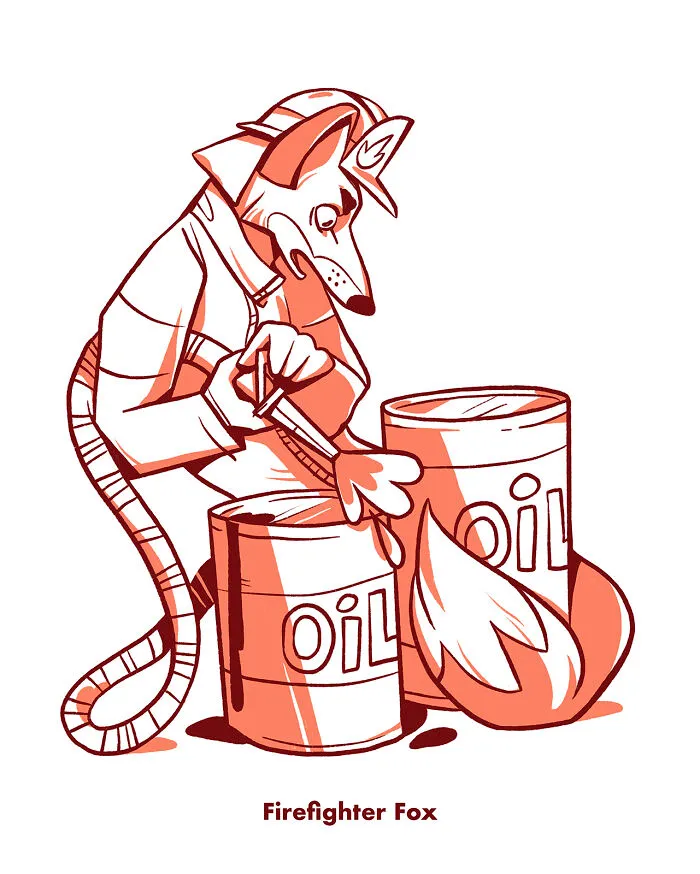 Firefighter Fox