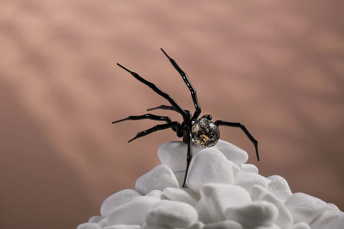 I Create Glass Spider Figurines In Spite Of The Constant Problems With The Electricity (6 Pics)