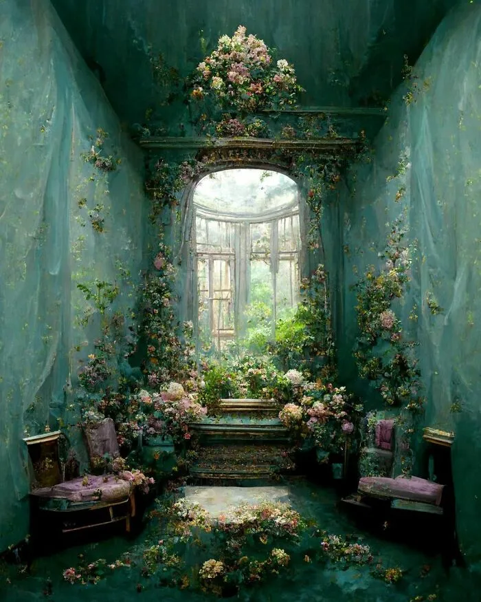 Nature Took Over Here  
Secret Garden Revival  
Where Walls Bloom  
Forgotten Beauty Found  
Floral Time Capsule  
Petals in the Past