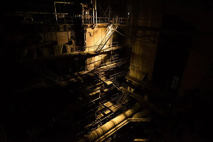 Inside The Leviathan - Shaky Metal Stairways Going Deeper And Deeper