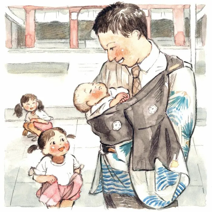 This Japanese Artist Is Inspired By The Simple Life Of Simple People, Here Are 70 Of The Most Popular Moments He Recaptured (70 Pics)