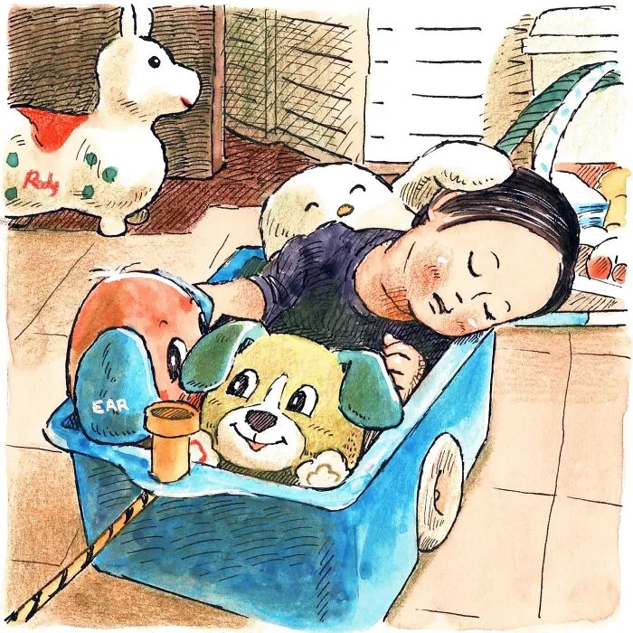 This Japanese Artist Is Inspired By The Simple Life Of Simple People, Here Are 70 Of The Most Popular Moments He Recaptured (70 Pics)