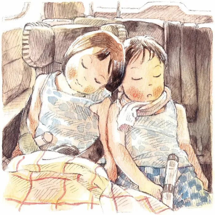 This Japanese Artist Is Inspired By The Simple Life Of Simple People, Here Are 70 Of The Most Popular Moments He Recaptured (70 Pics)