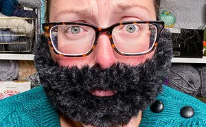 I Made This Realistic Beard With Crochet!