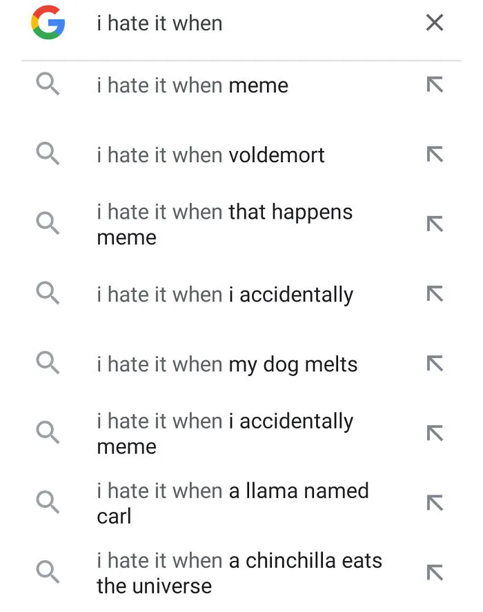 I Hate It When