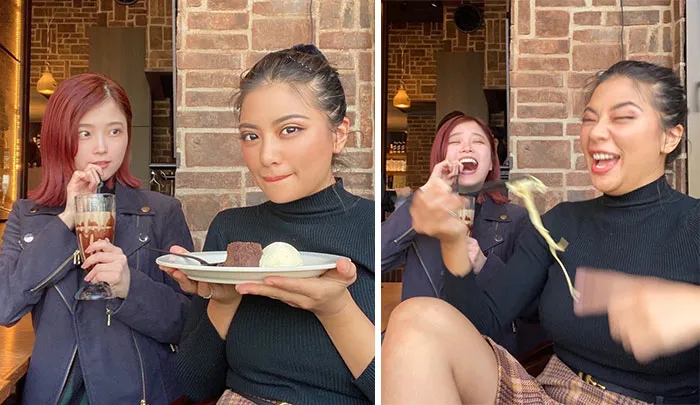 Esta modelo demuestra que lo que vemos en Instagram no siempre es igual la realidad