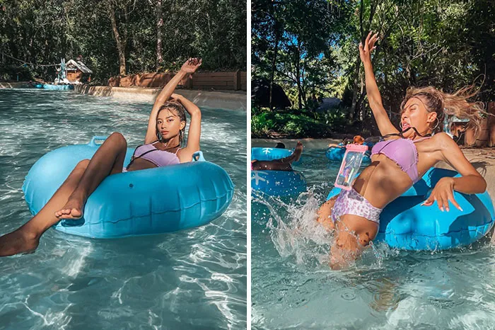 Esta modelo demuestra que lo que vemos en Instagram no siempre es igual la realidad