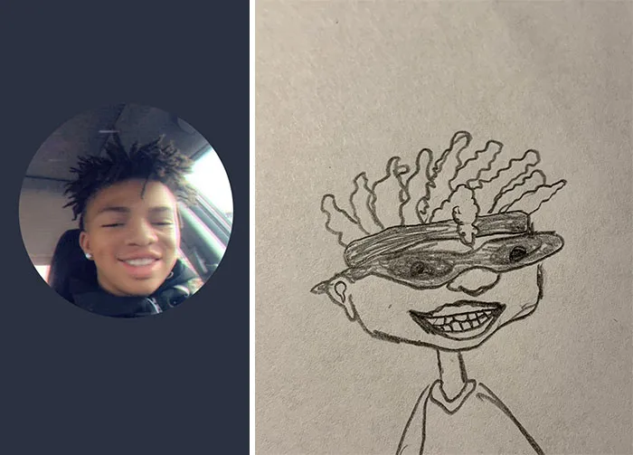 This Guy Gives His Followers’ Profile Pics A Hilarious Makeover With His Drawings (40 Pics)