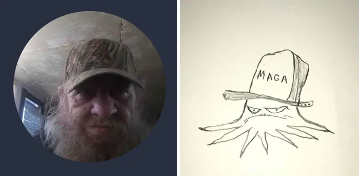 This Guy Gives His Followers’ Profile Pics A Hilarious Makeover With His Drawings (40 Pics)