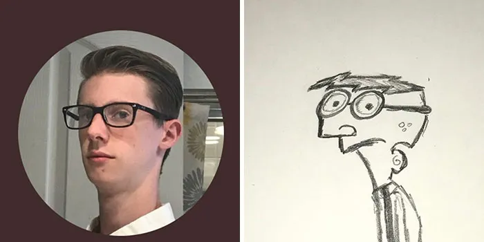 This Guy Gives His Followers’ Profile Pics A Hilarious Makeover With His Drawings (40 Pics)
