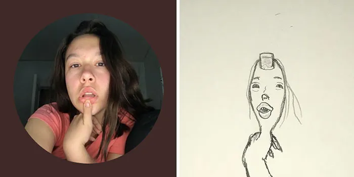 This Guy Gives His Followers’ Profile Pics A Hilarious Makeover With His Drawings (40 Pics)