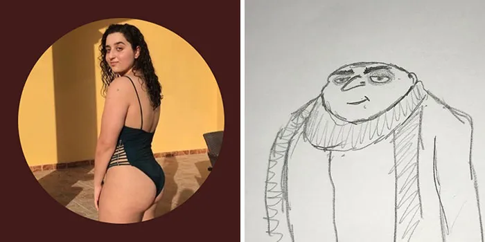 This Guy Gives His Followers’ Profile Pics A Hilarious Makeover With His Drawings (40 Pics)