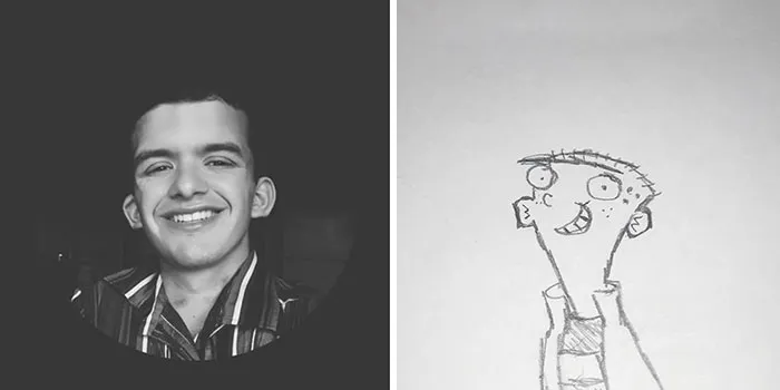 This Guy Gives His Followers’ Profile Pics A Hilarious Makeover With His Drawings (40 Pics)
