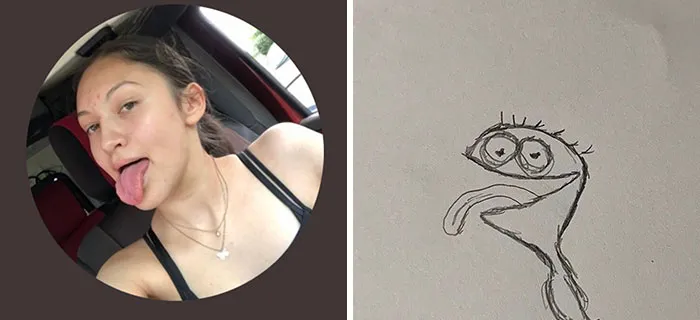 This Guy Gives His Followers’ Profile Pics A Hilarious Makeover With His Drawings (40 Pics)