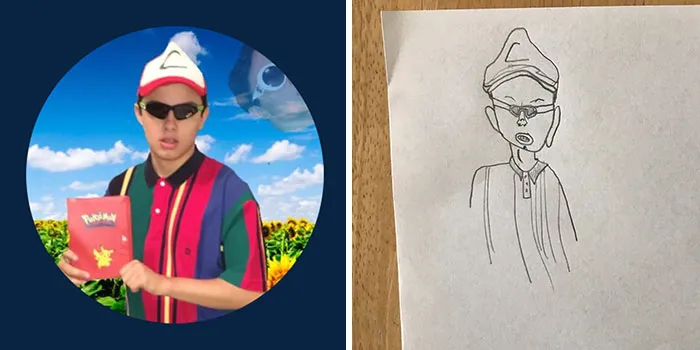 This Guy Gives His Followers’ Profile Pics A Hilarious Makeover With His Drawings (40 Pics)
