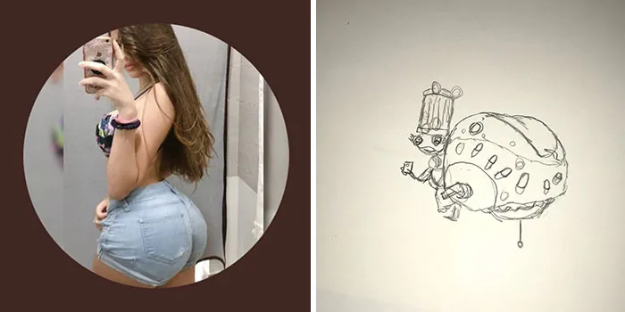 This Guy Gives His Followers’ Profile Pics A Hilarious Makeover With His Drawings (40 Pics)