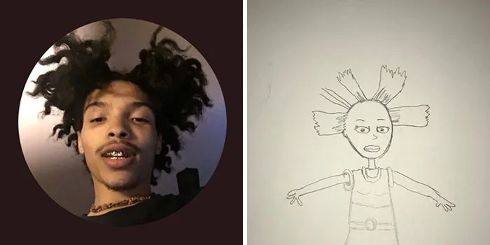 This Guy Gives His Followers’ Profile Pics A Hilarious Makeover With His Drawings (40 Pics)