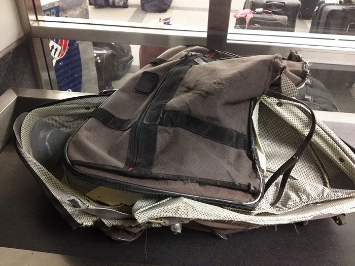 This Happened Last Year. They Told Us Our Suitcase Must Have Fallen Off The Transport Truck. Everything Inside Was Gone, Yet They Managed To Retrieve The Bag