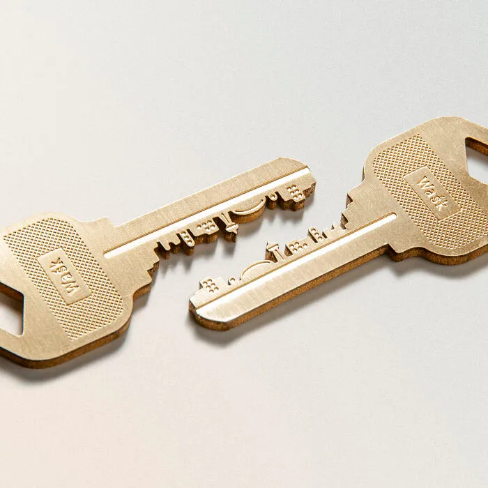 City To The Key Keychain