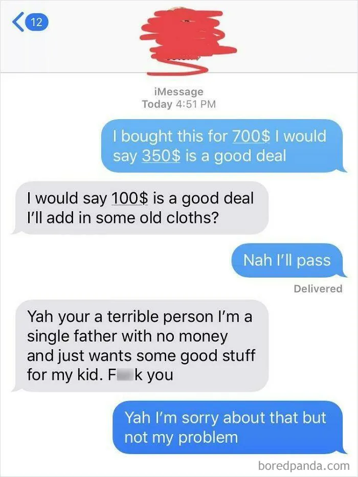 Wow This Dude Trying To Use The Single Parent Card