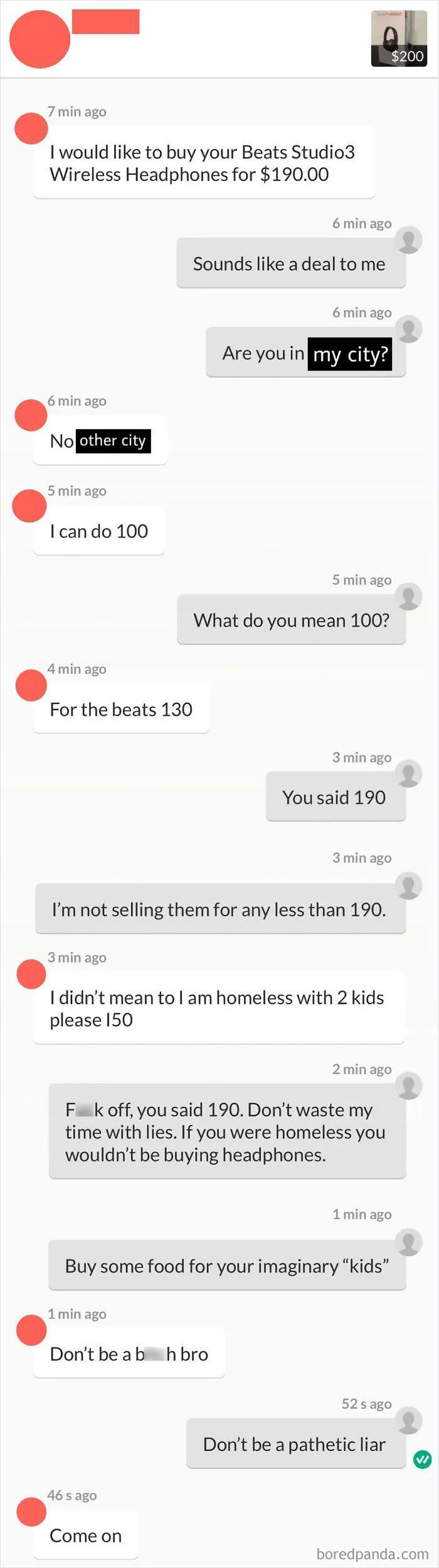 “I Am Homeless With 2 Kids Please” But I Need To Buy These Headphones