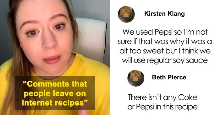 34 Hilariously Dumb Comments People Left On Internet Recipes That Got Called Out By This TikToker