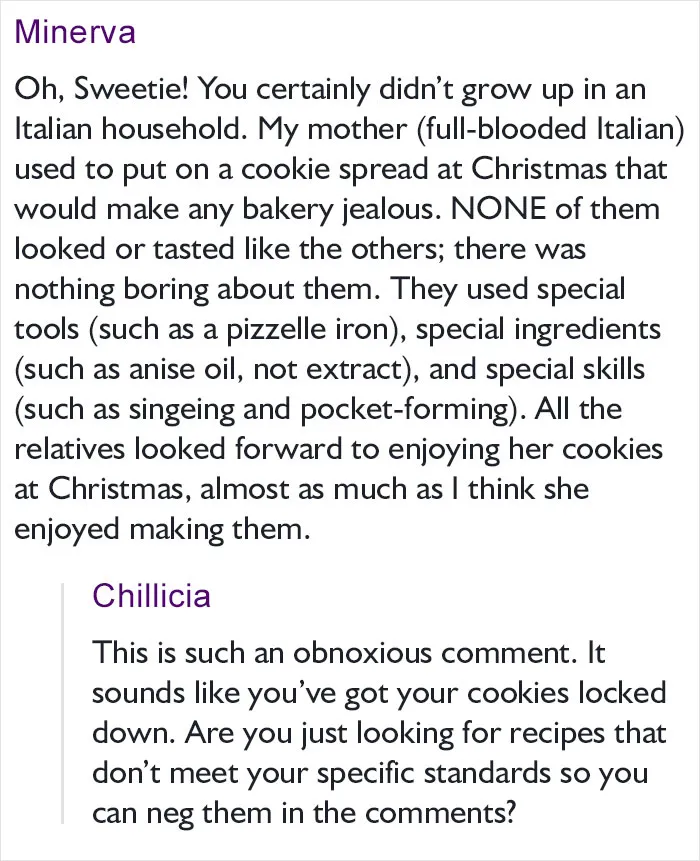 34 Hilariously Dumb Comments People Left On Internet Recipes That Got Called Out By This TikToker