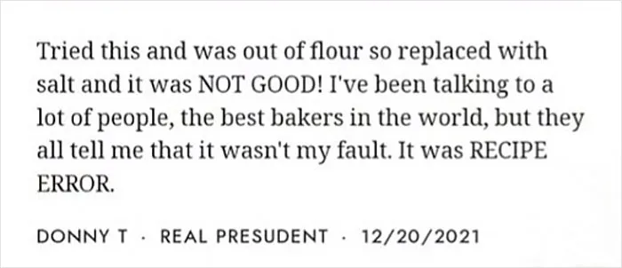 34 Hilariously Dumb Comments People Left On Internet Recipes That Got Called Out By This TikToker
