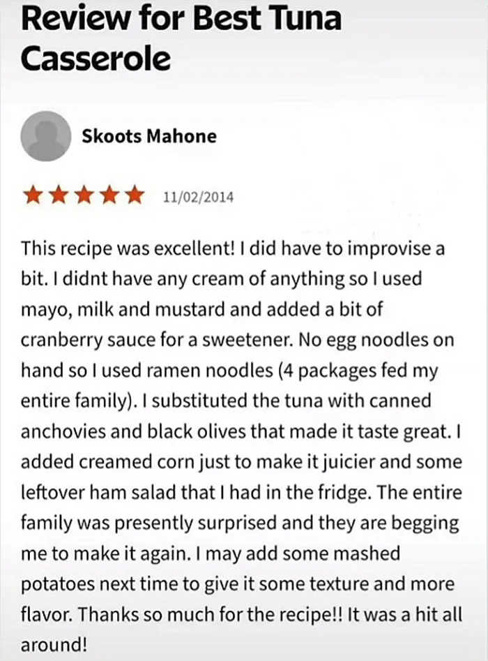 34 Hilariously Dumb Comments People Left On Internet Recipes That Got Called Out By This TikToker