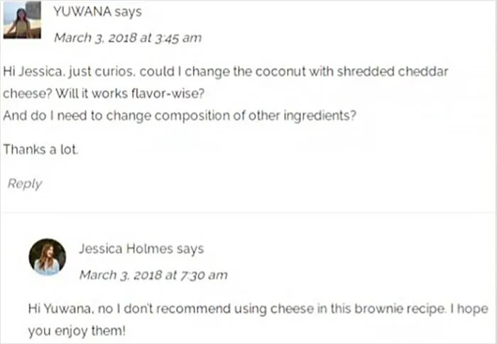 34 Hilariously Dumb Comments People Left On Internet Recipes That Got Called Out By This TikToker