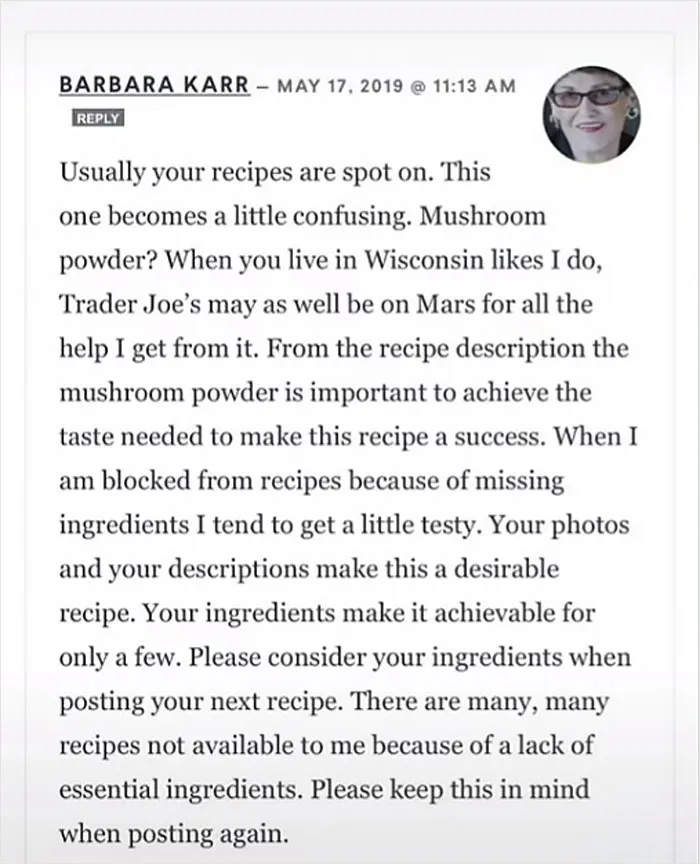 34 Hilariously Dumb Comments People Left On Internet Recipes That Got Called Out By This TikToker