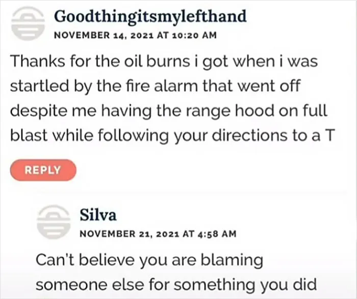 34 Hilariously Dumb Comments People Left On Internet Recipes That Got Called Out By This TikToker
