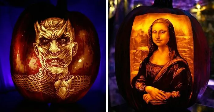  Incredibly Detailed Pumpkins With References To Pop-Culture, Movies, Celebrities And Other Things Made By This Artist (63 Pics)