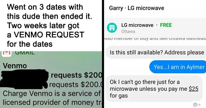 50 Venmo Requests So Delusional, People Just Had To Shame Them Online