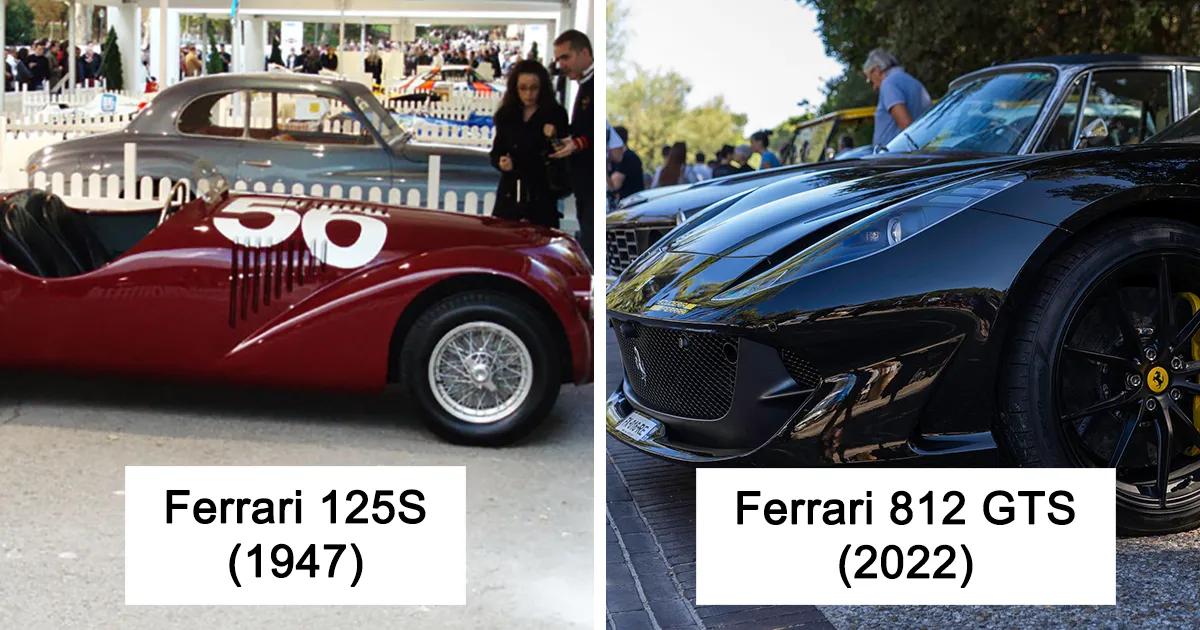 25 Comparaciones entre modelos de coches modernos de marcas famosas y sus versiones antiguas