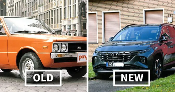 This Is How These 25 Modern Cars Of Famous Brands Look In Comparison With Their Old Versions