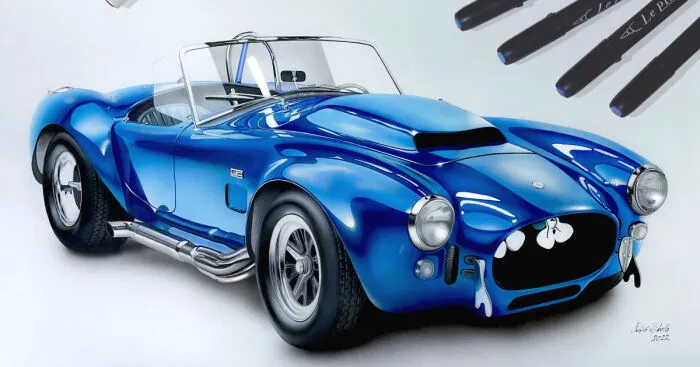 I Started Drawing Cars After A Break Of Over 20 Years, And Here Are 9 Pictures Of My Best Work