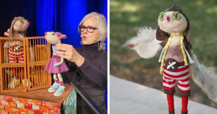 Mice, A Cat, A Pigeon And A Wool Ant Come To Life On Stage (13 Pics)