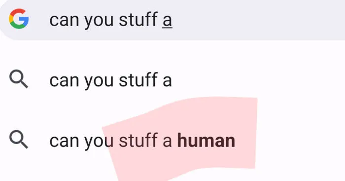 Hey Pandas, Post A Pic Of A Funny Or Disturbing Google Suggestion