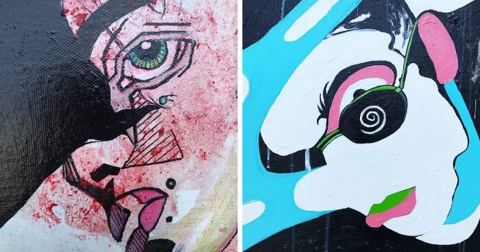 After Graduating In Fine Arts And Graphic Design, I Started Exploring My Creativity Through Painting (6 Pics)