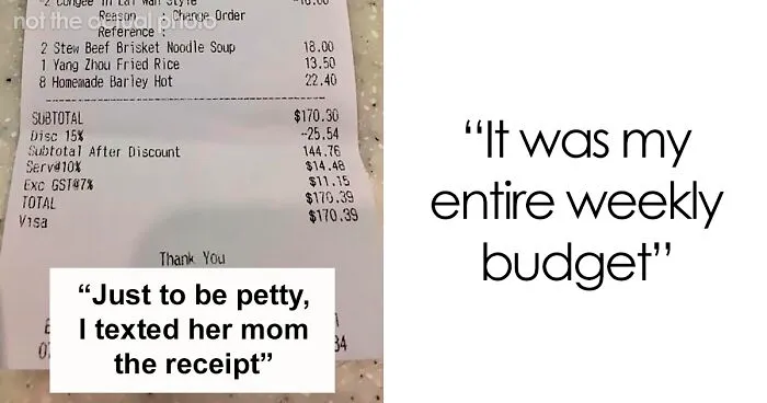 Friends Bail From Restaurant Before Check Arrives And Refuse To Pay This Woman Back For It, She Complains To The Birthday Girl's Mother