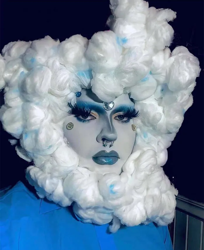 This Is My Sons Makeup Look!  I Have To Say I’m A Proud Mom!  He Has Better Skills Then I Do. Lol