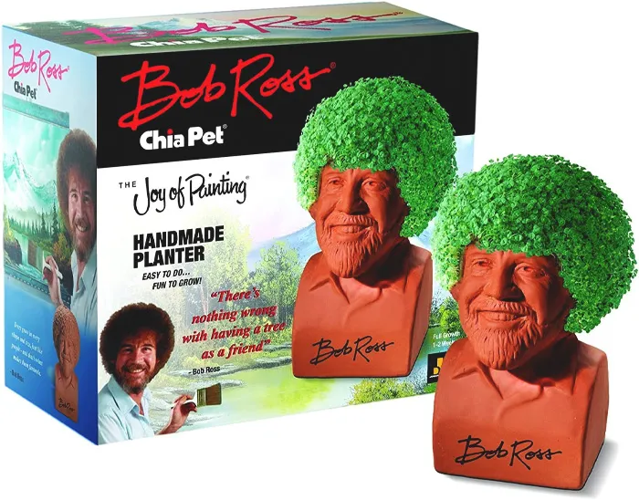 Chia Pet "Bob Ross"