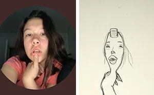This Guy Gives His Followers’ Profile Pics A Hilarious Makeover With His Drawings (40 Pics)