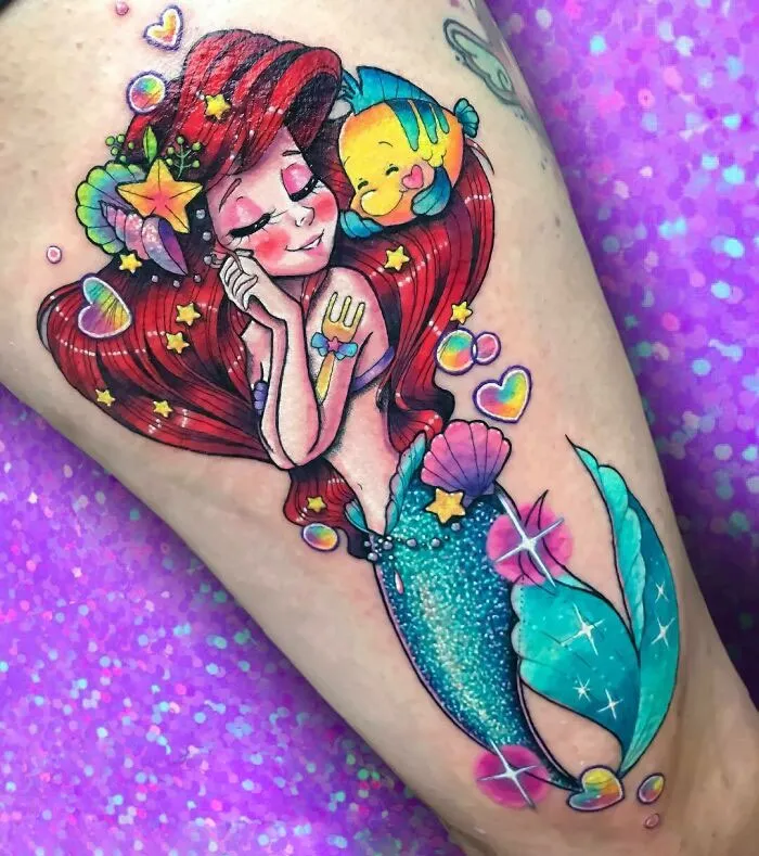 40 Unique And Cool "Glitter Tattoos"