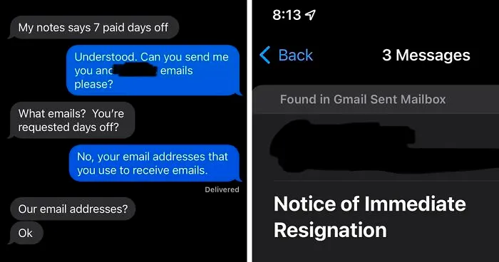 Guy Puts In His "Notice Of Immediate Resignation" After Boss Disregards Their Verbal Agreement, Warns Others To Always Write Things Down